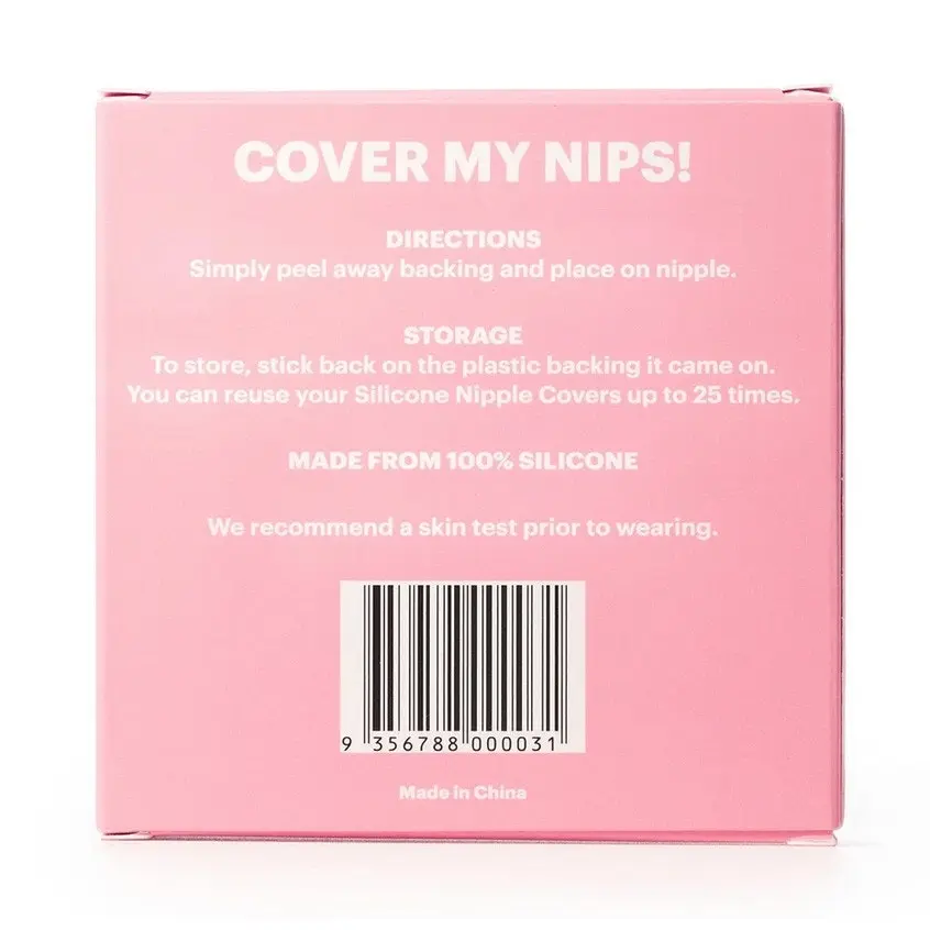 Booby Tape Silicone Nipple Covers 1 Pair