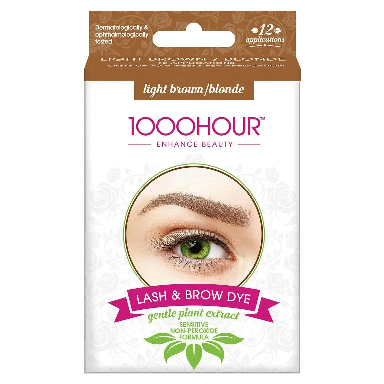 1000HOUR Plant Extract Lash & Brow Dye Kit - Light Brown/Blonde