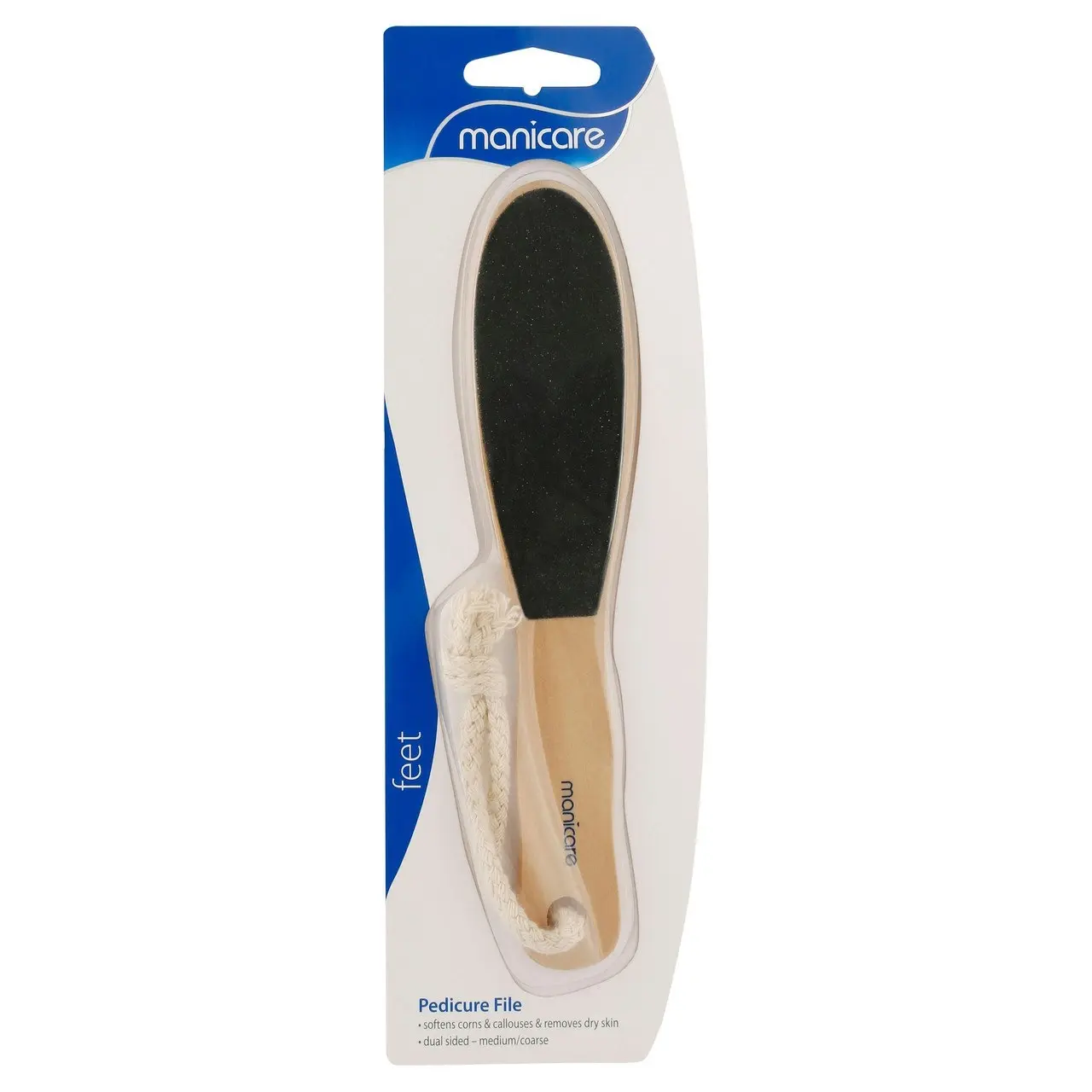 Manicare Foot File, Wooden