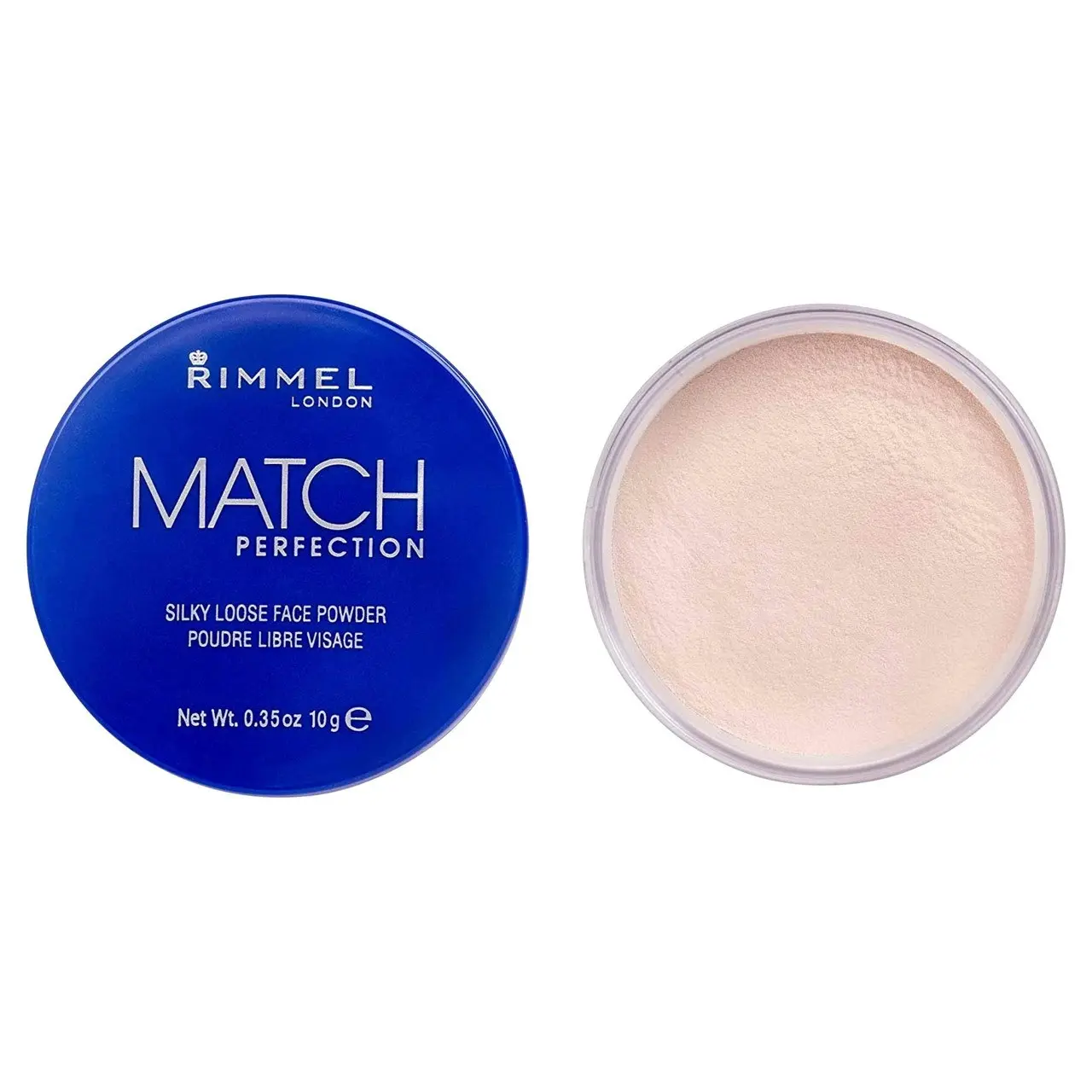 Rimmel London, Match Perfection Silky Loose Face Powder, Shade 001, Transparent