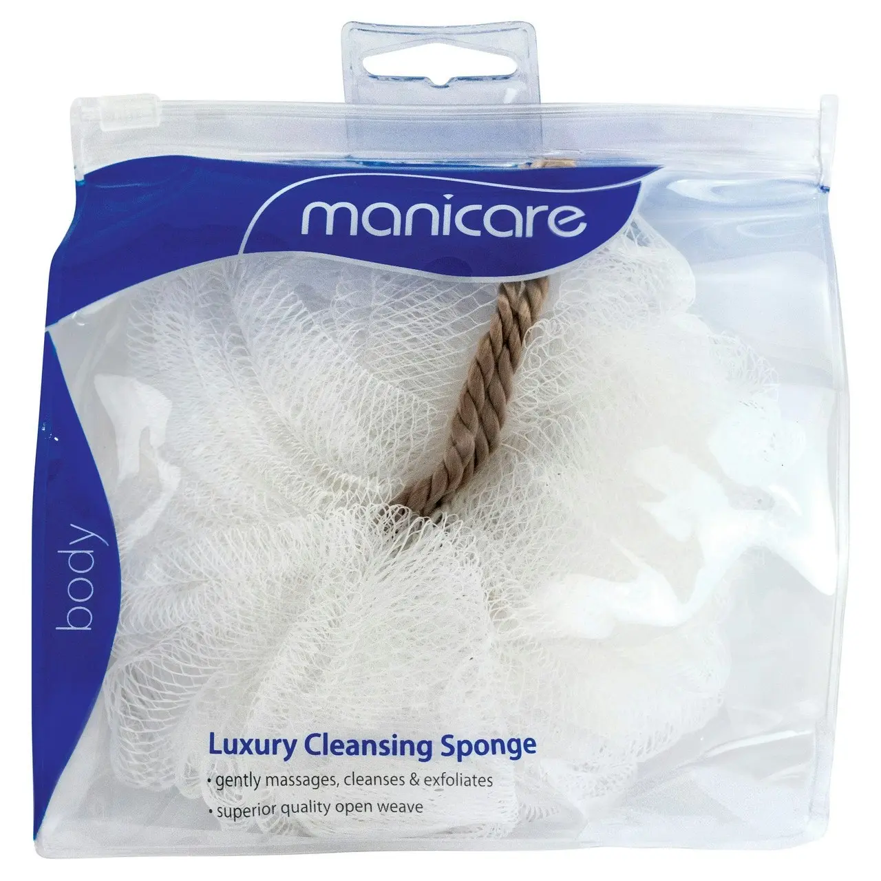 Manicare Luxury Cleansing Sponge, White