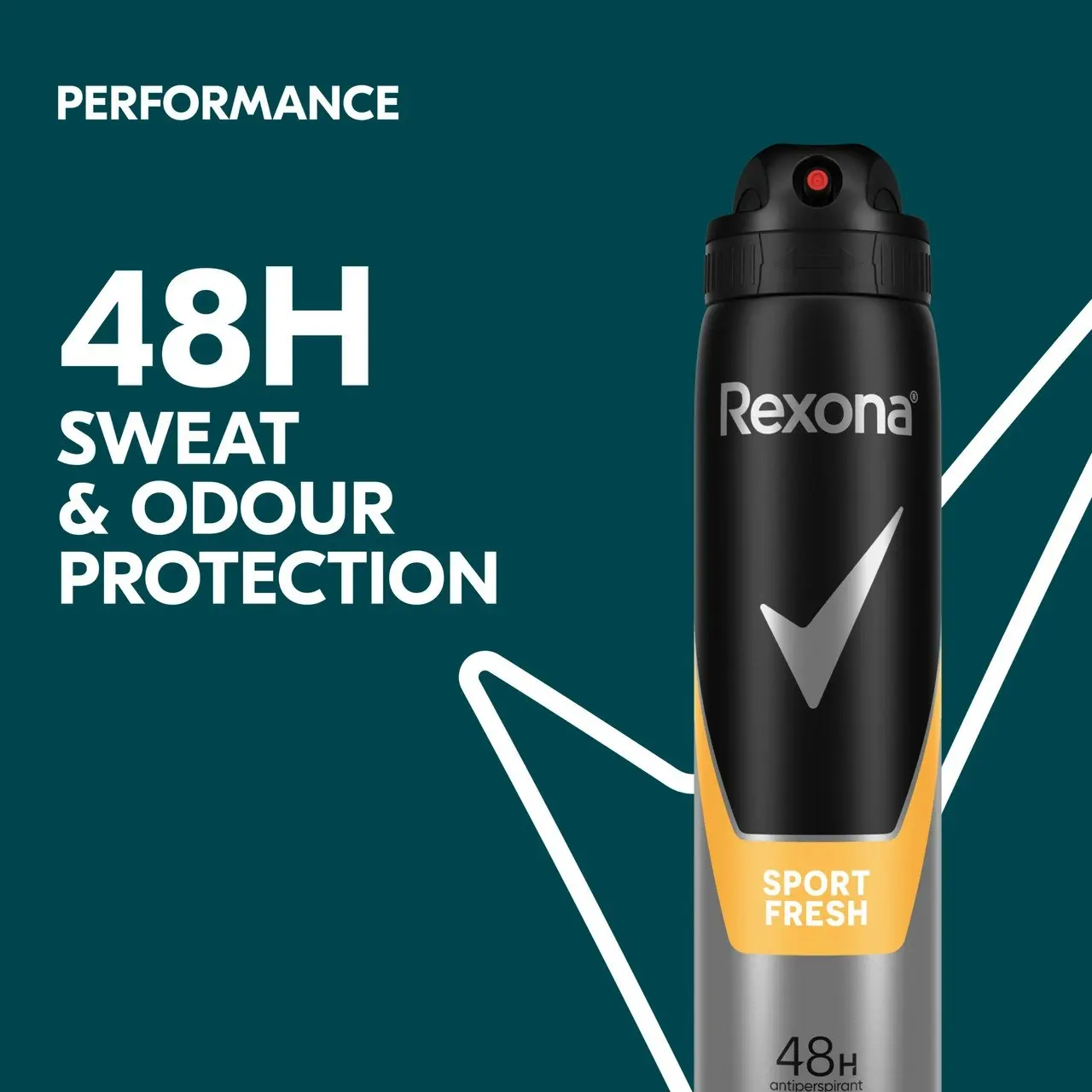 Rexona Men Deodorant Aerosol Antiperspirant Sport Fresh 48-hour Protection 250ml