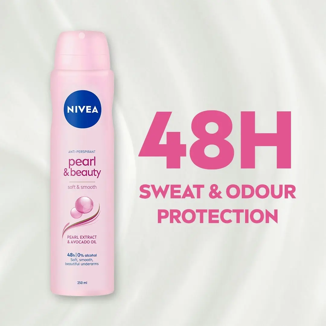 Nivea Pearl & Beauty Anti-Perspirant Aerosol Deodorant 250ml