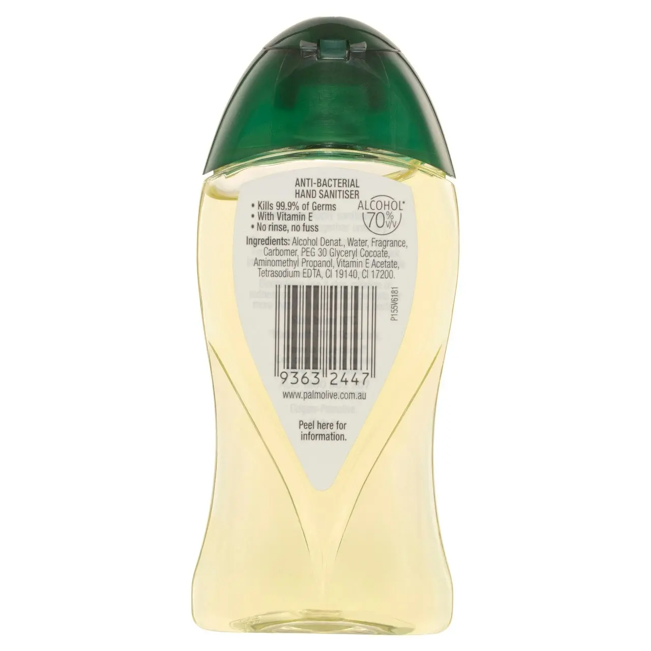 Palmolive Antibacterial Instant Hand Sanitiser, 48mL, Lemon & White Citrus, Travel Size