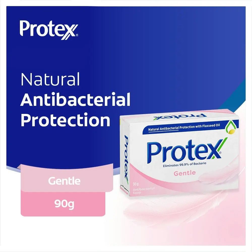 Protex Antibacterial Bar Soap Gentle For Sensitive Skin Dermatologist Tested Recyclable 90g