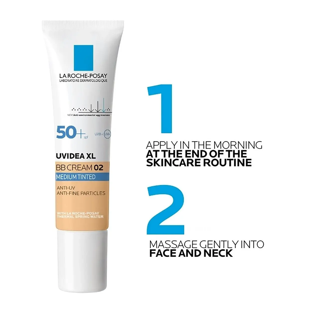 Uvidea Anthelios Tinted BB Cream SPF50+ 30mL Shade Medium