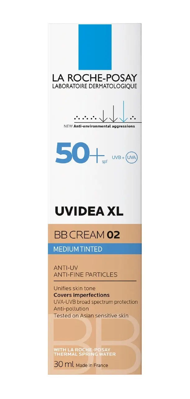 Uvidea Anthelios Tinted BB Cream SPF50+ 30mL Shade Medium