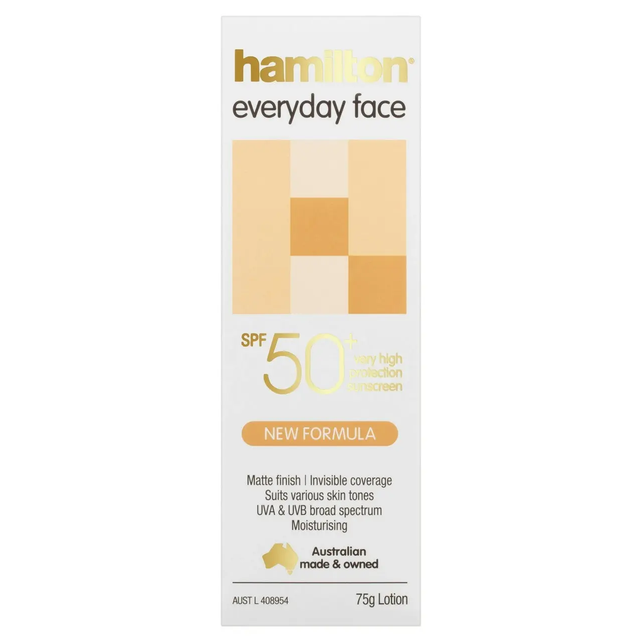 Hamilton Everyday Face SPF 50+ 75g