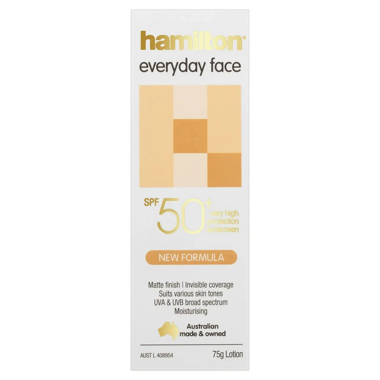 Hamilton Everyday Face SPF 50+ 75g