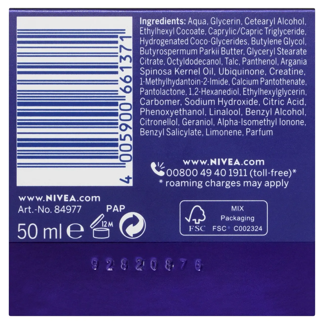 Nivea Q10 Anti-Wrinkle Replenishing Mature Night Cream