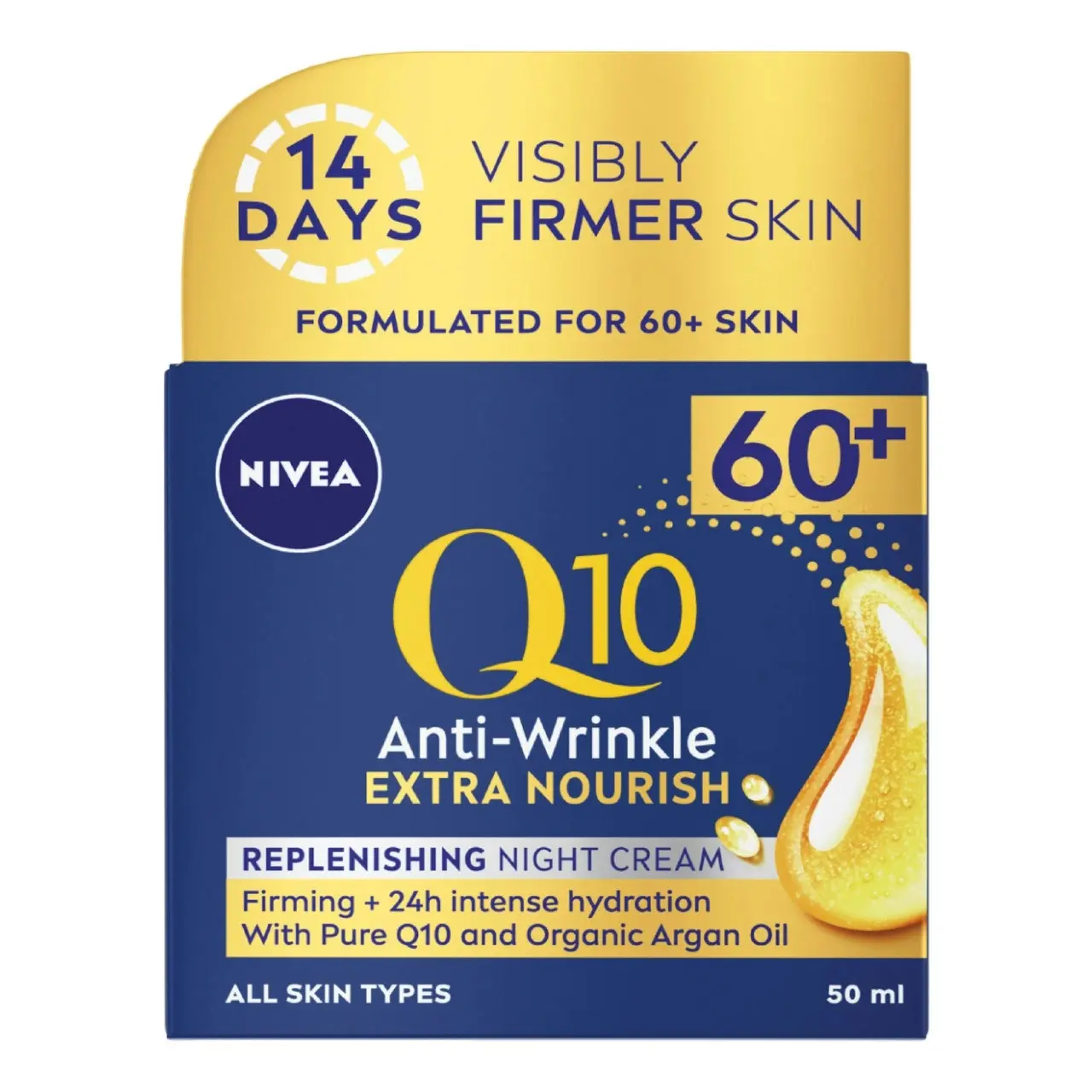 Nivea Q10 Anti-Wrinkle Replenishing Mature Night Cream