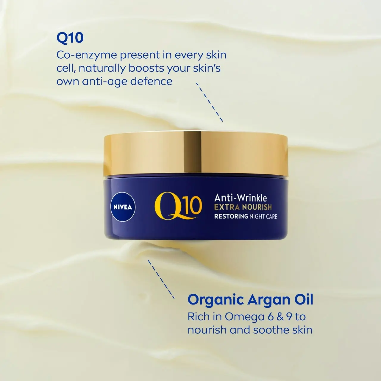 Nivea Q10 Anti-Wrinkle Replenishing Mature Night Cream