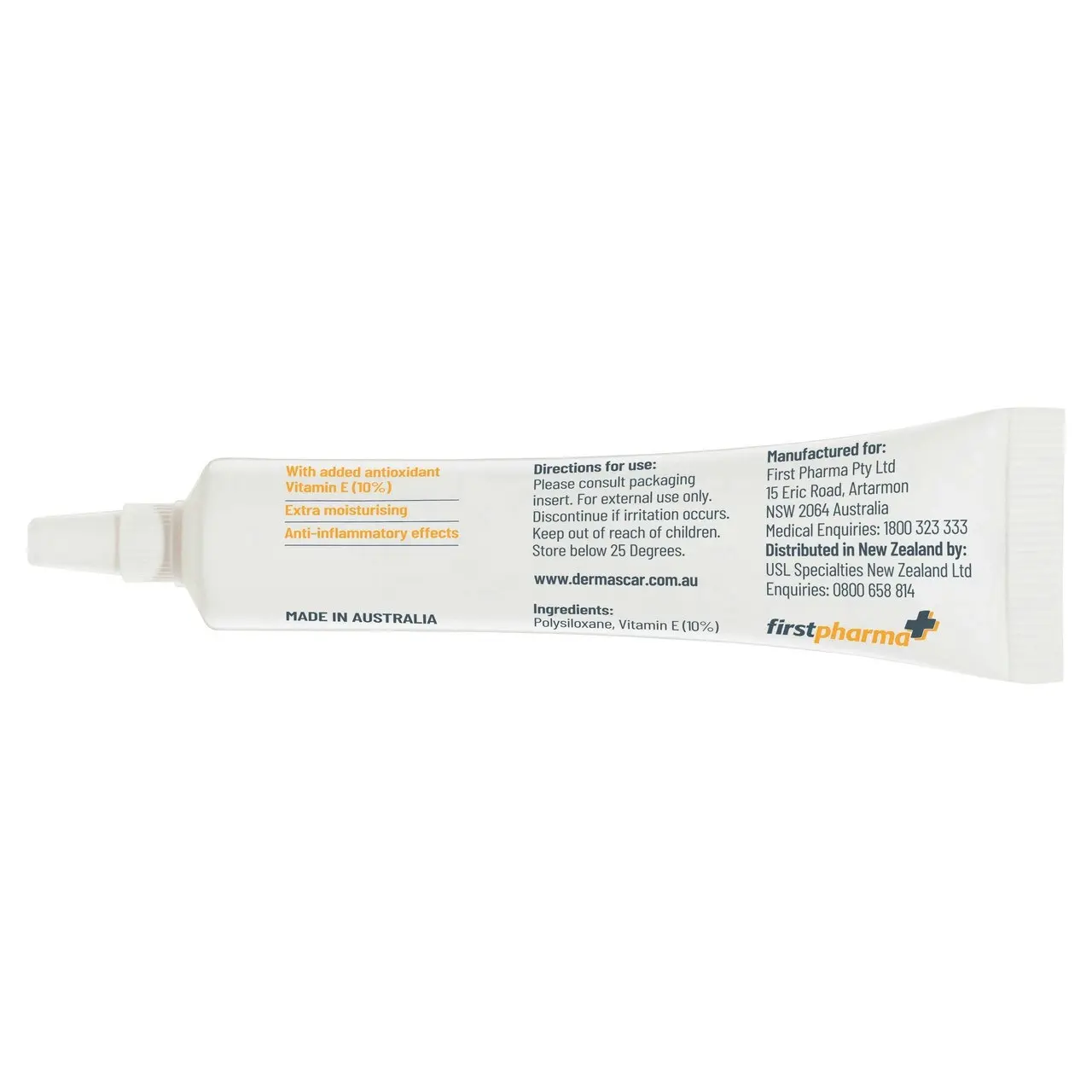 Dermascar Plus E Silicone Gel 15g