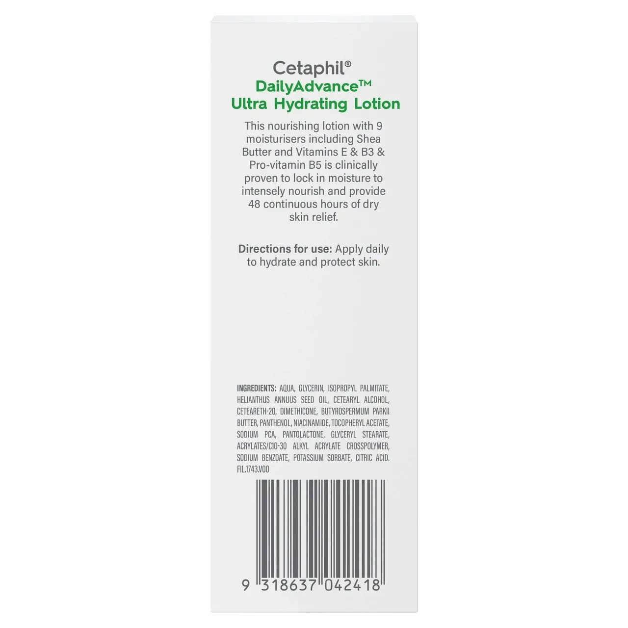 Cetaphil DailyAdvance Ultra Hydrating Lotion 85gm