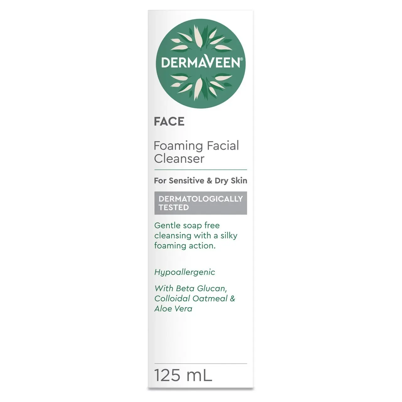 DermaVeen Foaming Facial Cleanser 125mL