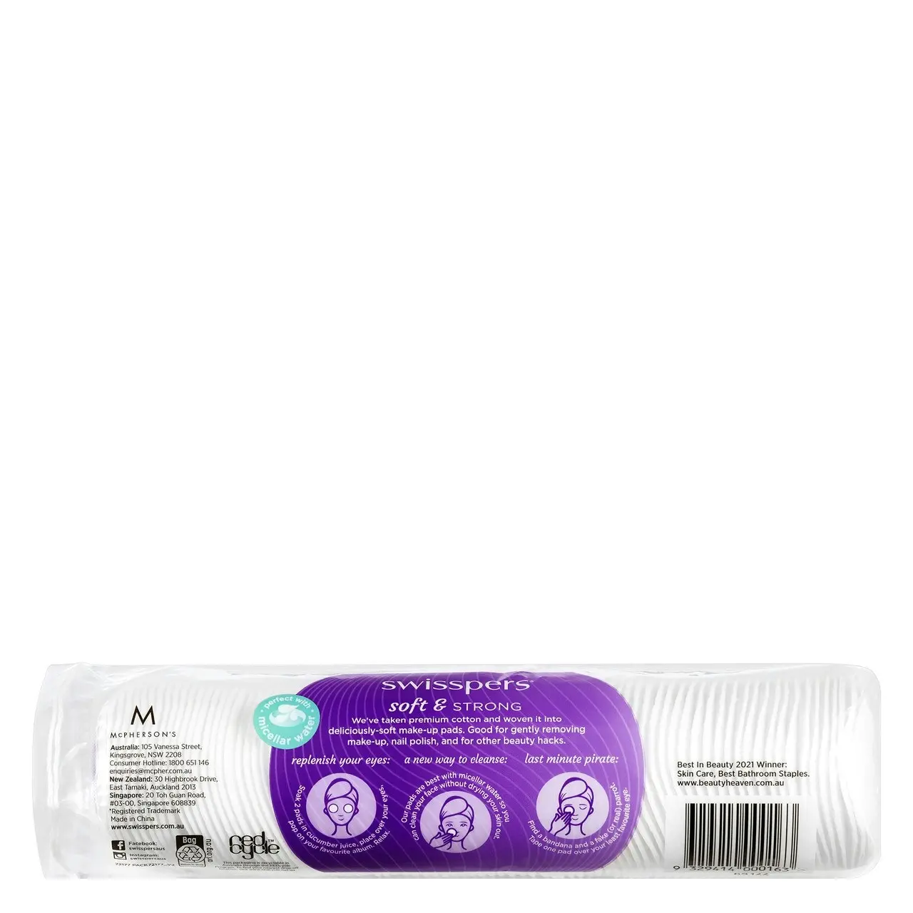 Swisspers Make-Up Pads 80 pack