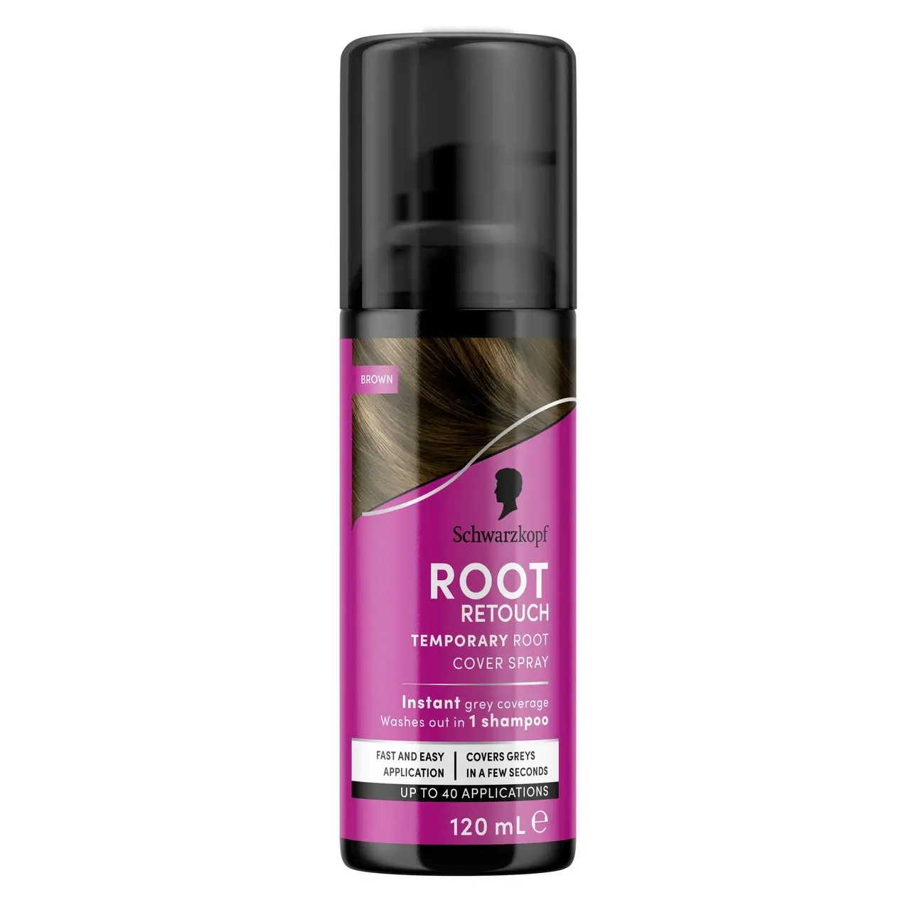 Schwarzkopf Root Retouch Temporary Root Cover Spray - Brown