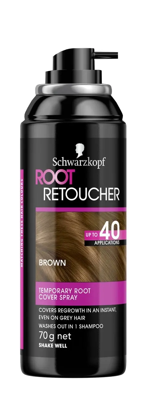 Schwarzkopf Root Retouch Temporary Root Cover Spray - Brown