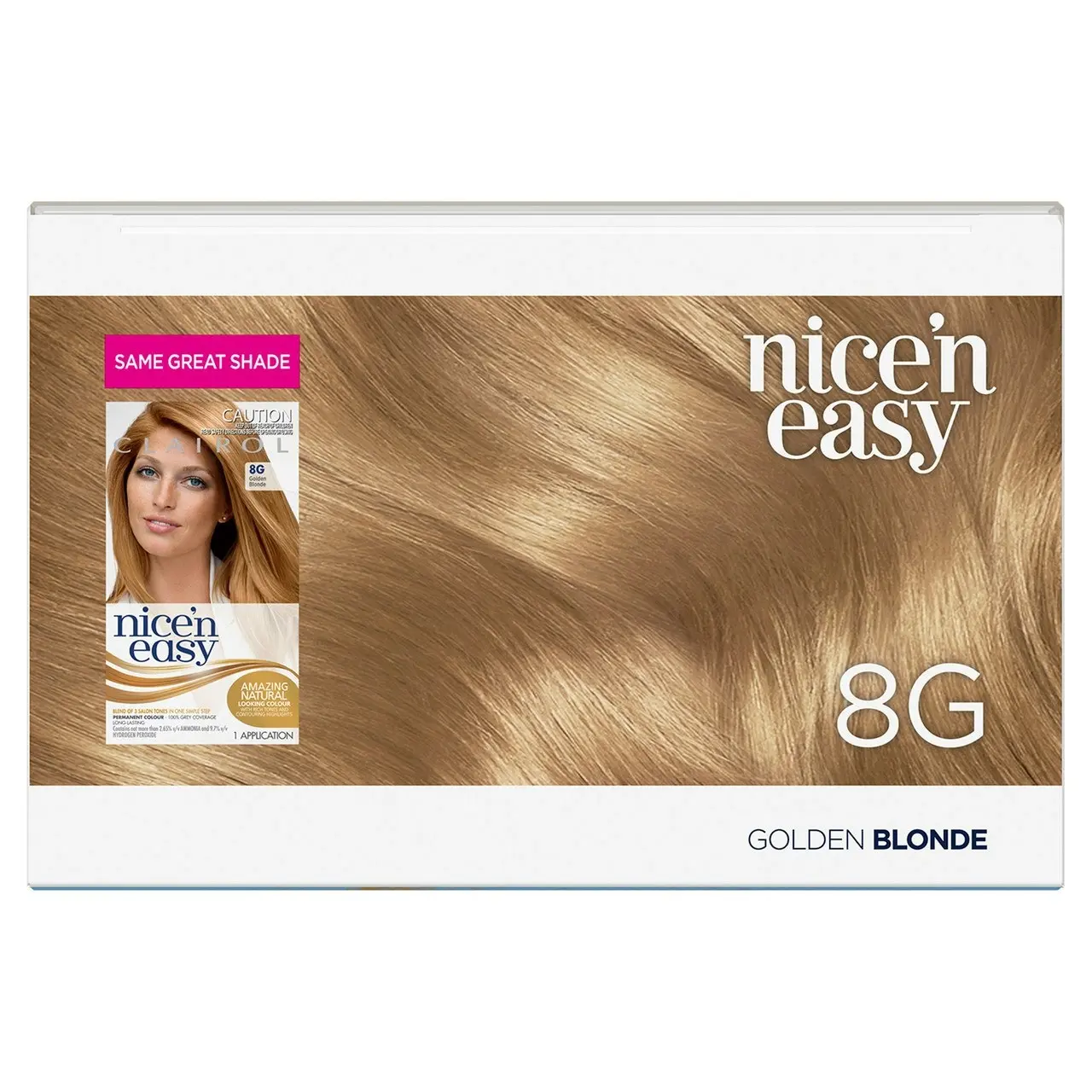 Clairol Nice 'N Easy 8G Natural Golden Blonde Permanent Hair Colour