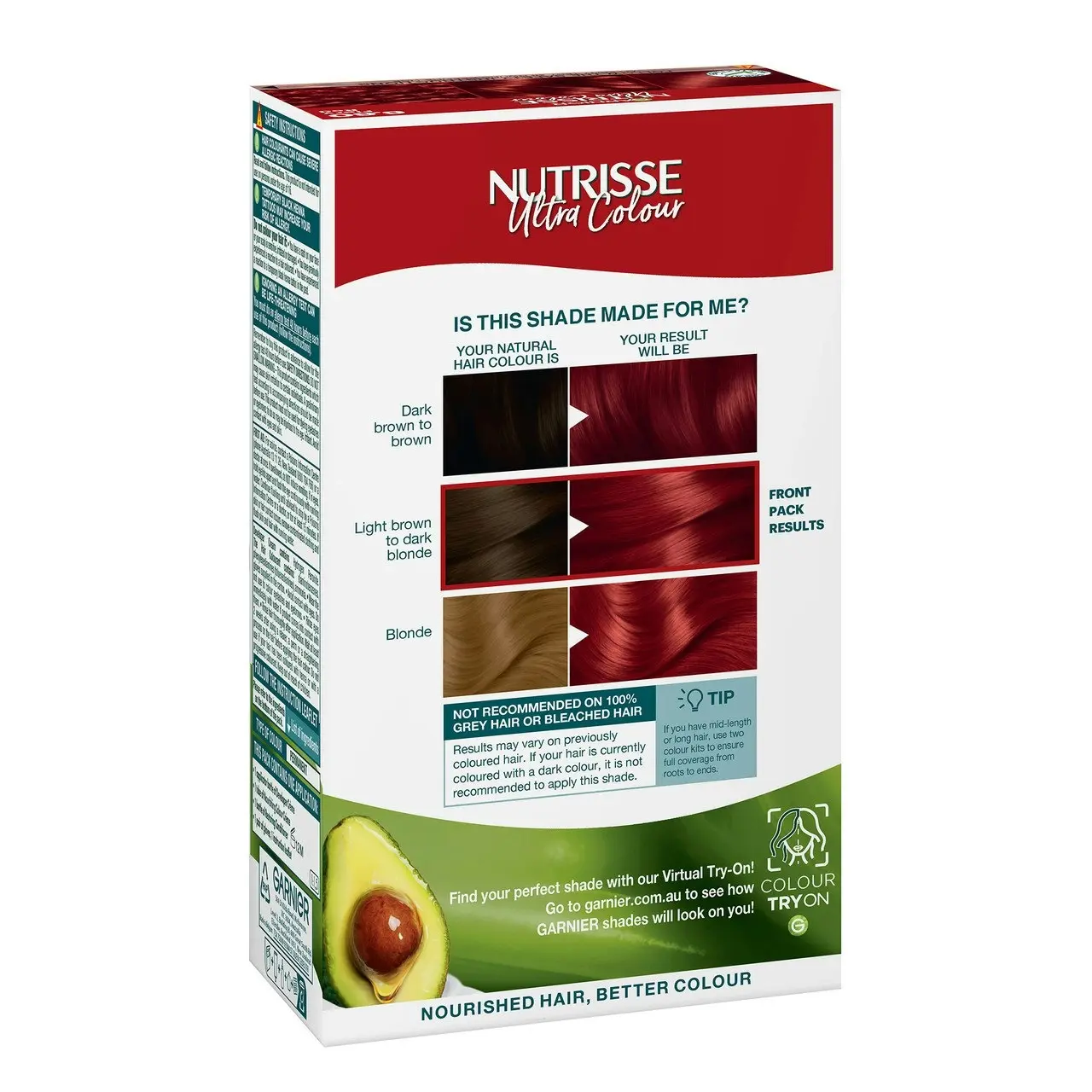 Garnier Nutrisse Ultra Colour Permanent Hair Colour - 6.60 Fiery Red