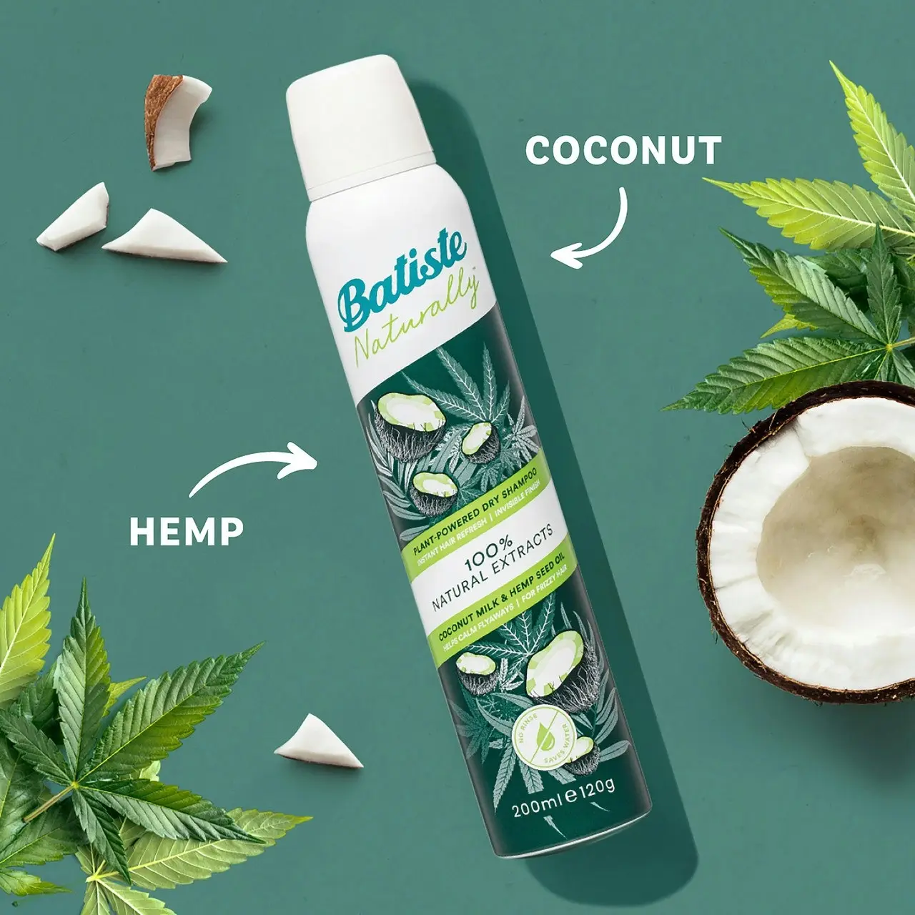 Batiste Naturally Coconut Milk & Hemp Seed Oil 200mL