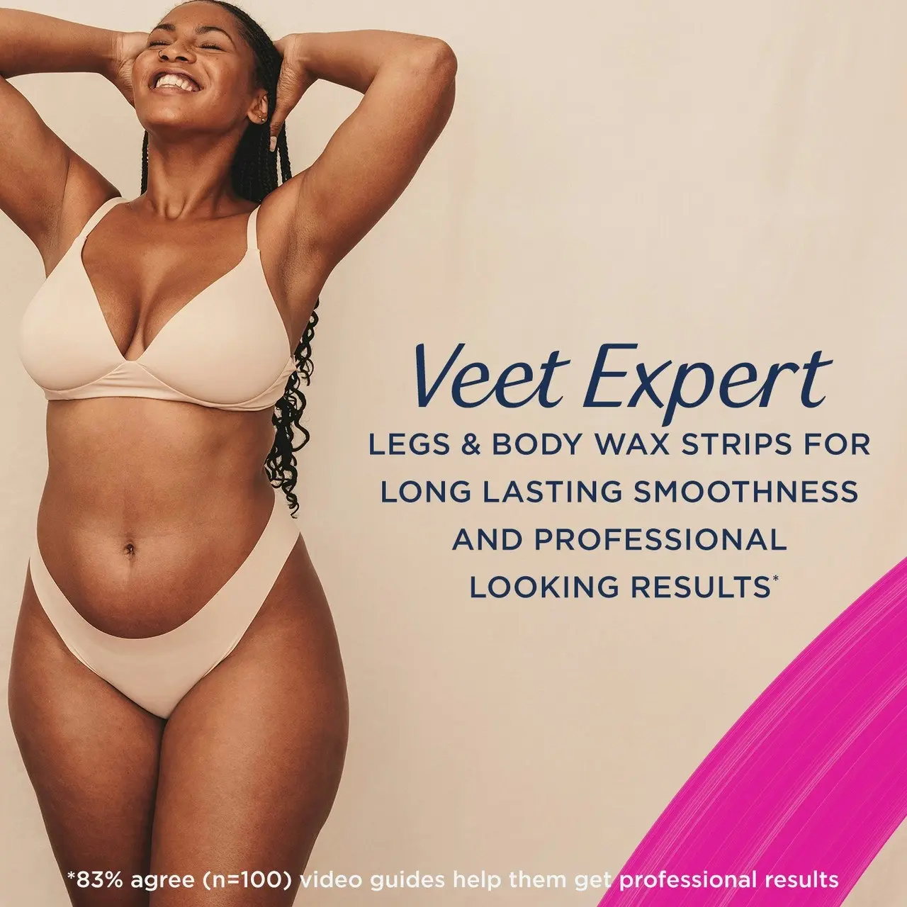 Veet Expert Legs & Body Wax Strips for Normal Skin 40s