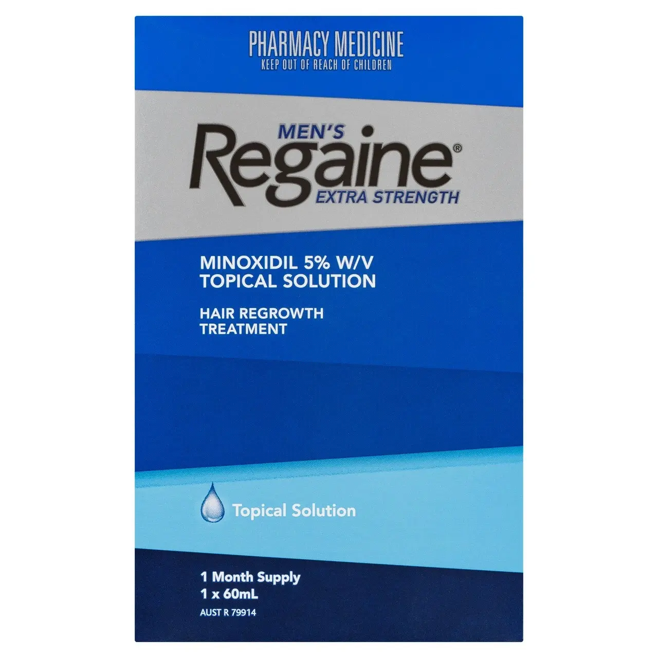 Regaine Men's Extra Strength Minoxidil Hair Regrowth Treatment 60mL