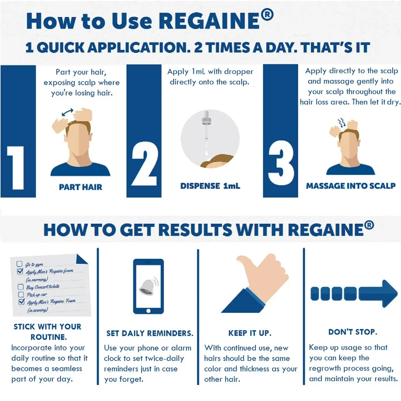 Regaine Men's Extra Strength Minoxidil Hair Regrowth Treatment 60mL