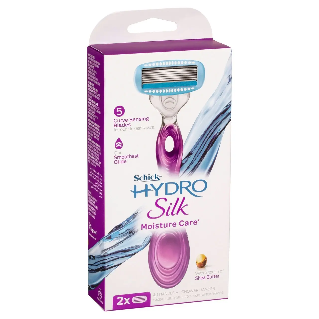 Schick Silk Hydro Moisture Care* Razor Kit +2