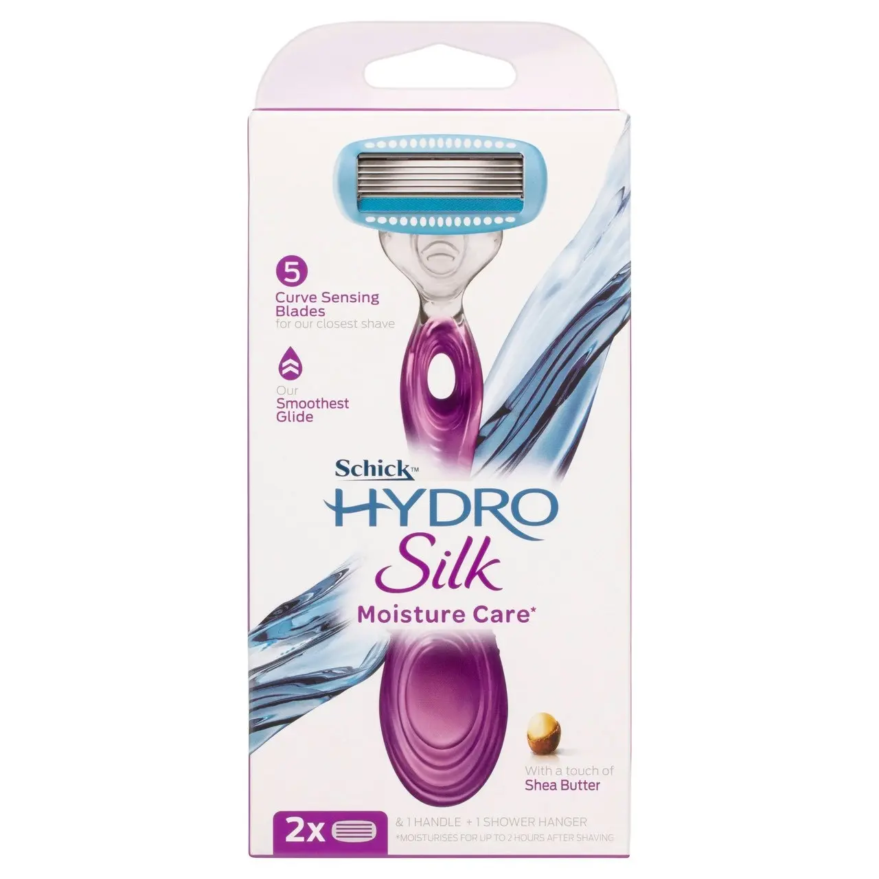 Schick Silk Hydro Moisture Care* Razor Kit +2