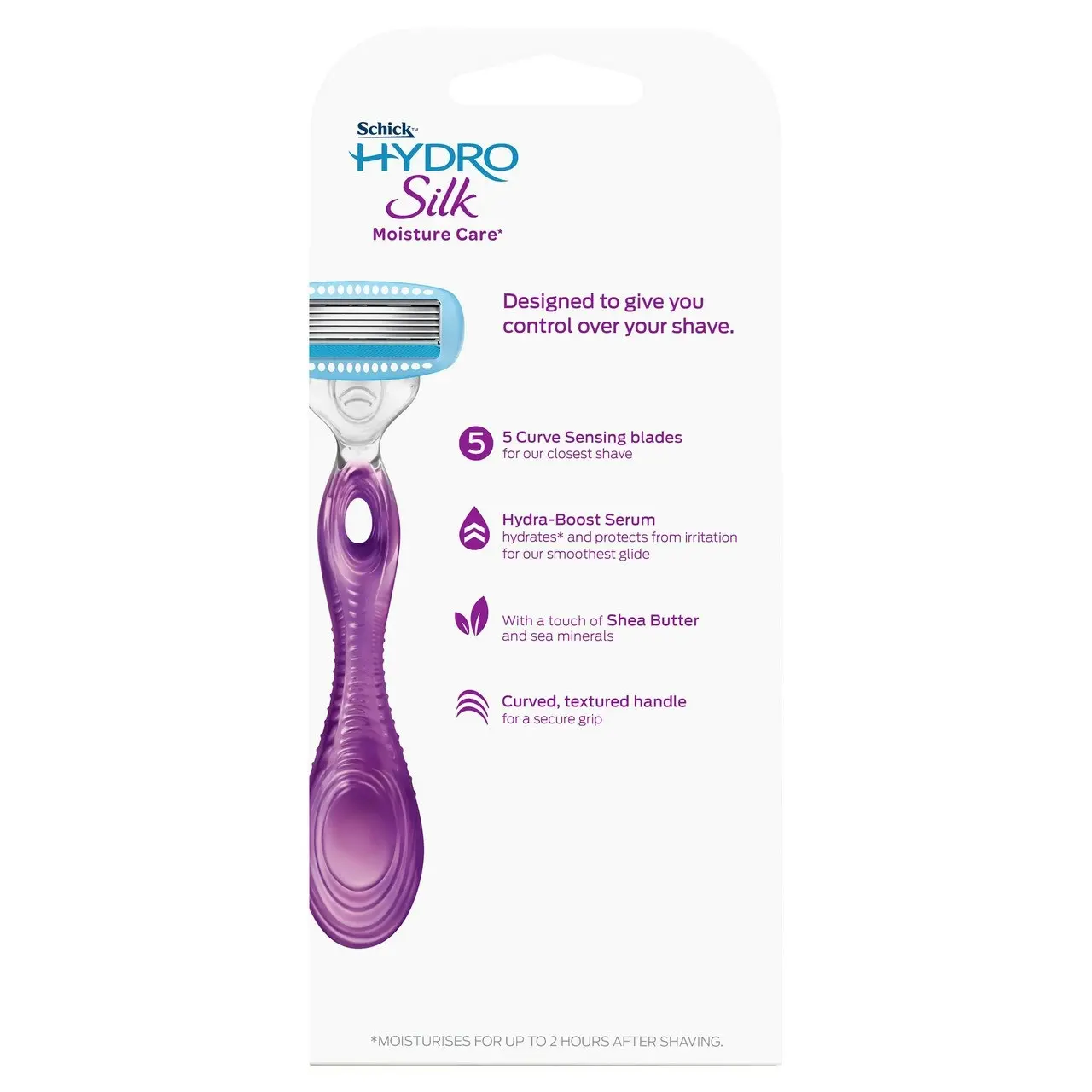 Schick Silk Hydro Moisture Care* Razor Kit +2