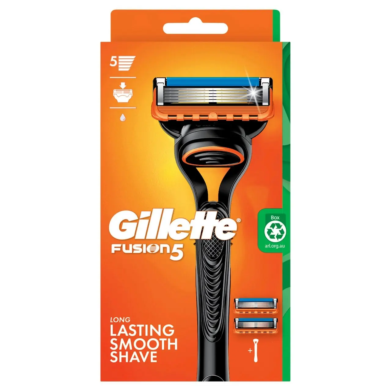 Gillette Fusion5 1 Razor + 2 Cartridges