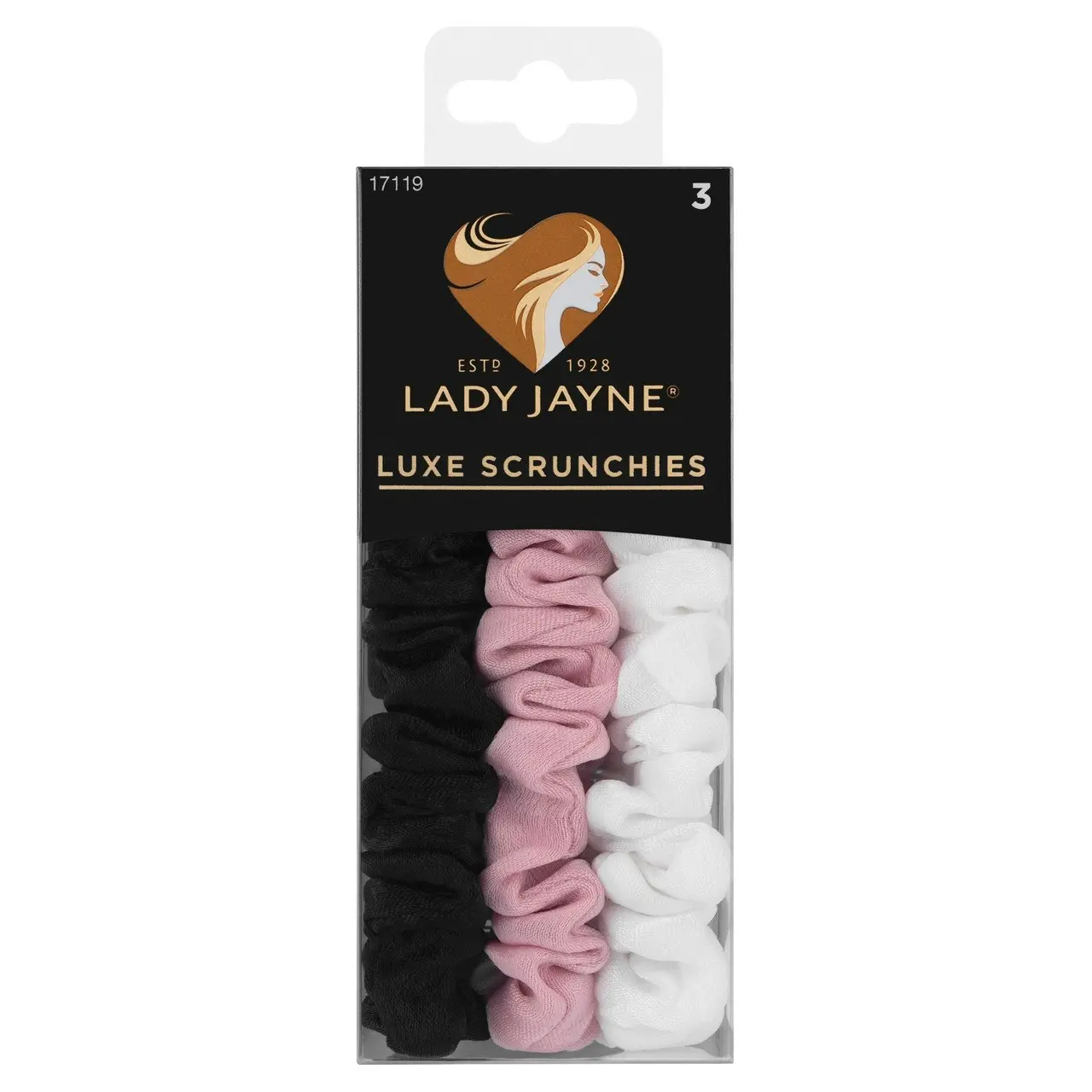 Lady Jayne Luxe Scrunchies Small 3 Pack