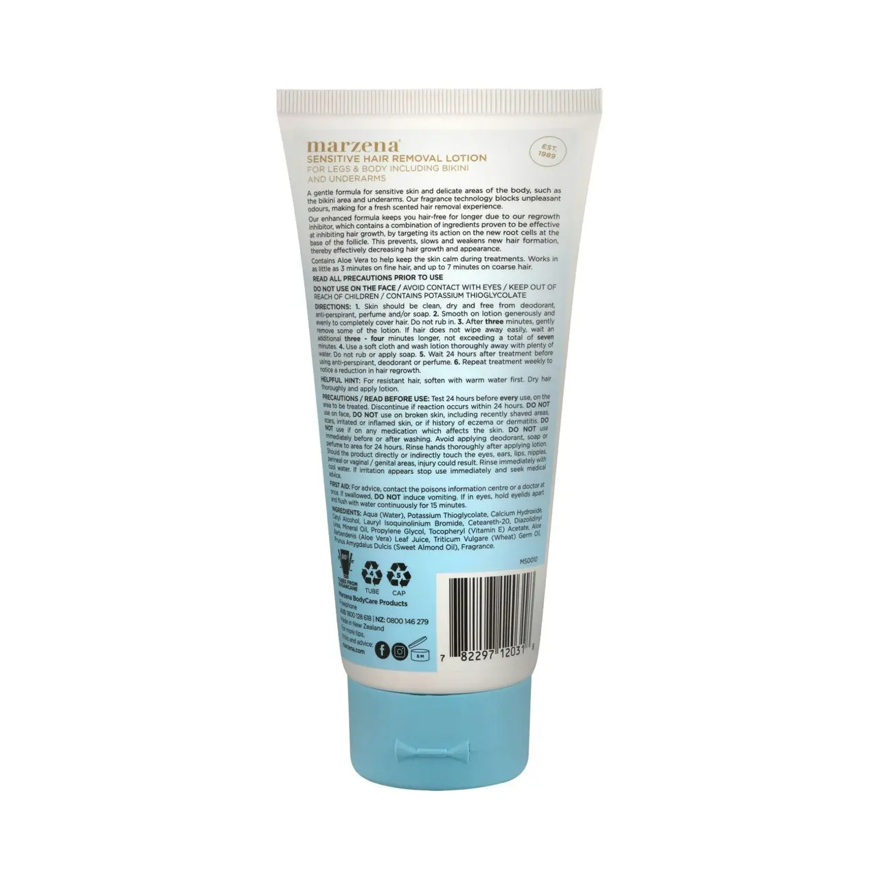 Marzena Sensitive Hair Removal Lotion 170g