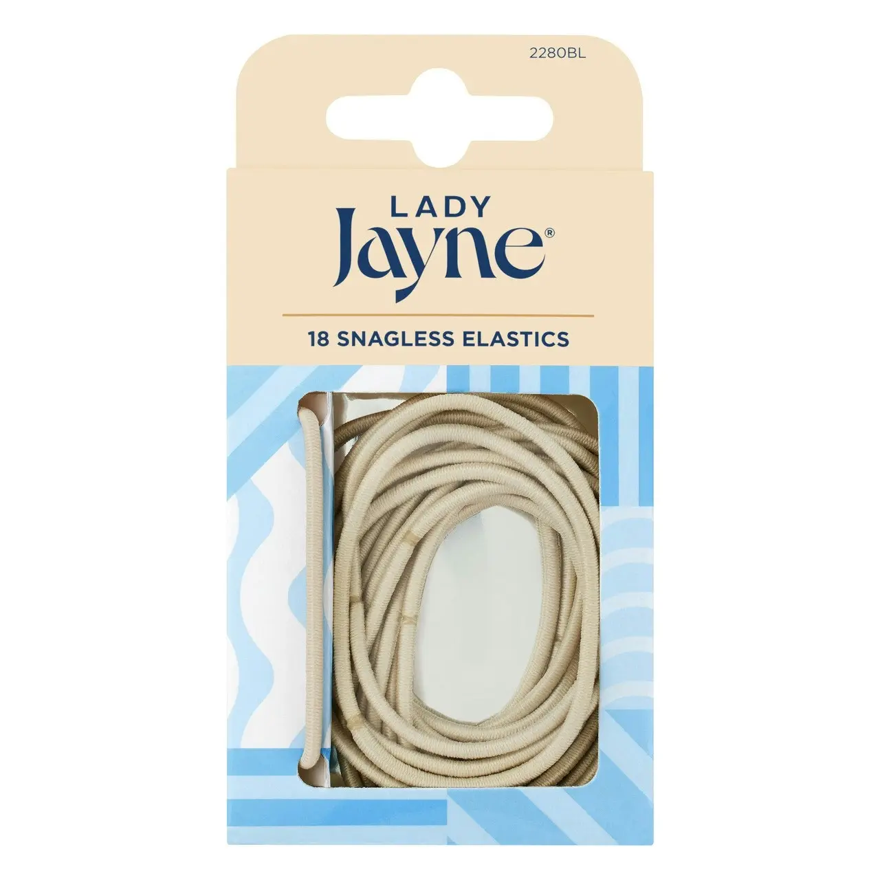 Lady Jayne Blonde Snagless Elastics - Pk18