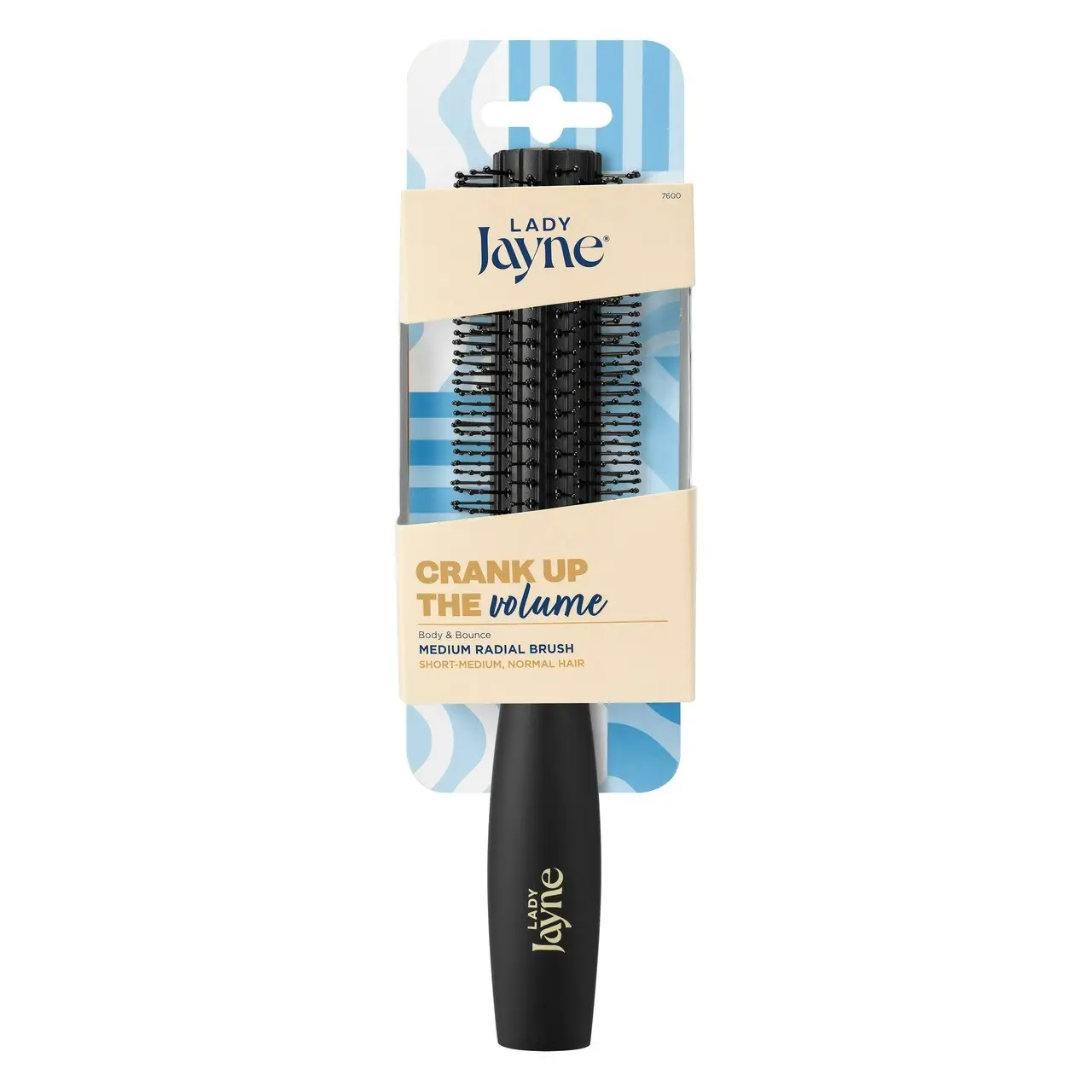 Lady Jayne Medium Radial Plastic Bristles Brush