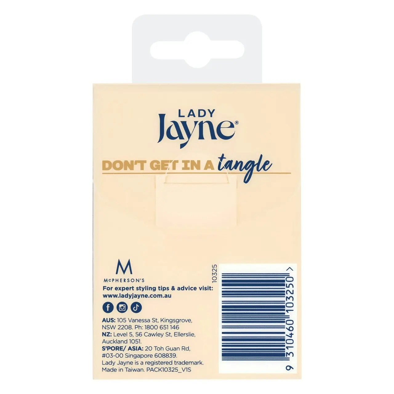 Lady Jayne Tanglepro Detangling Brush - Compact-Sized