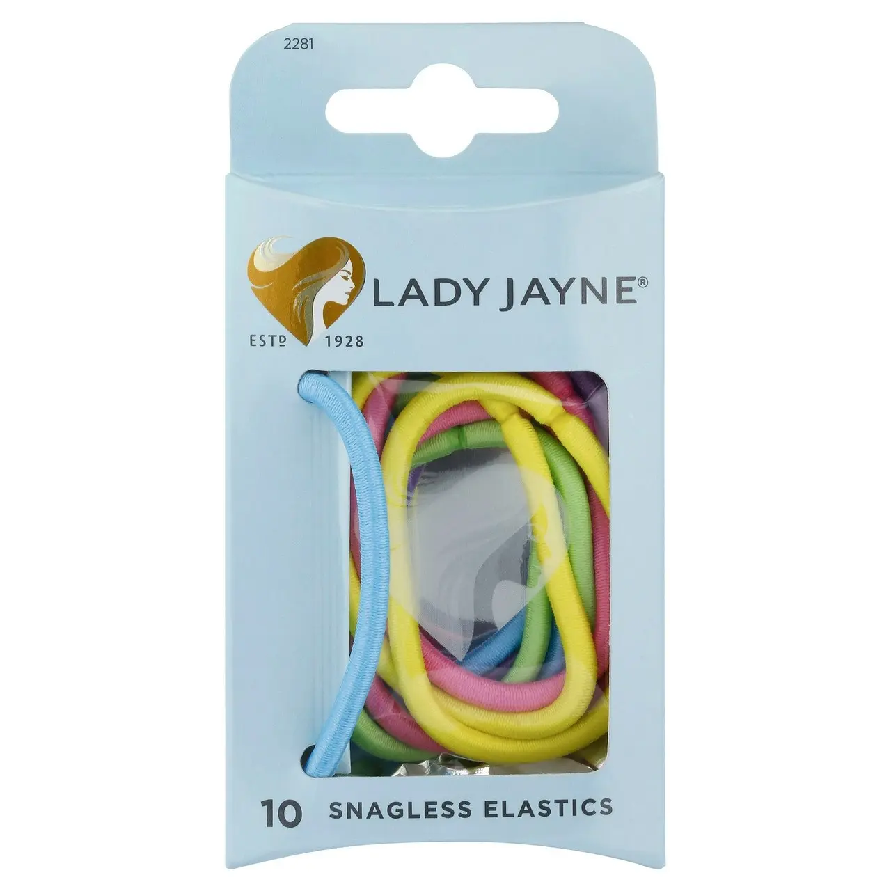 Lady Jayne Snagless Thick Elastics  - Pk 10