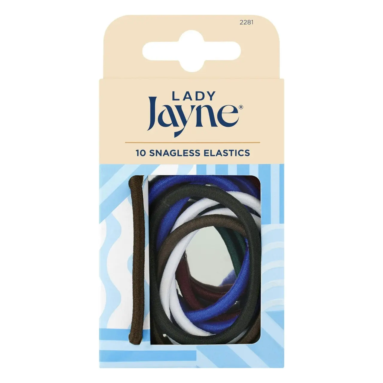 Lady Jayne Snagless Thick Elastics  - Pk 10