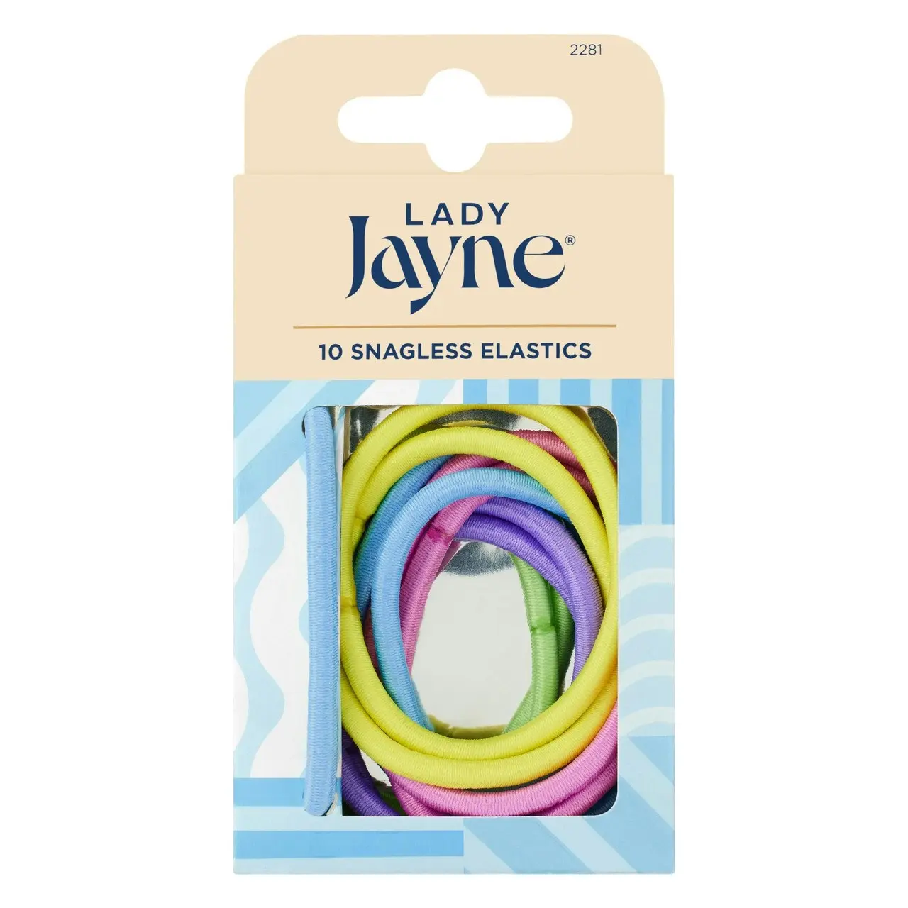 Lady Jayne Snagless Thick Elastics  - Pk 10