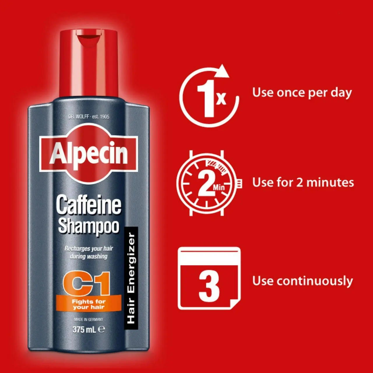 Alpecin Caffeine Shampoo 375ml