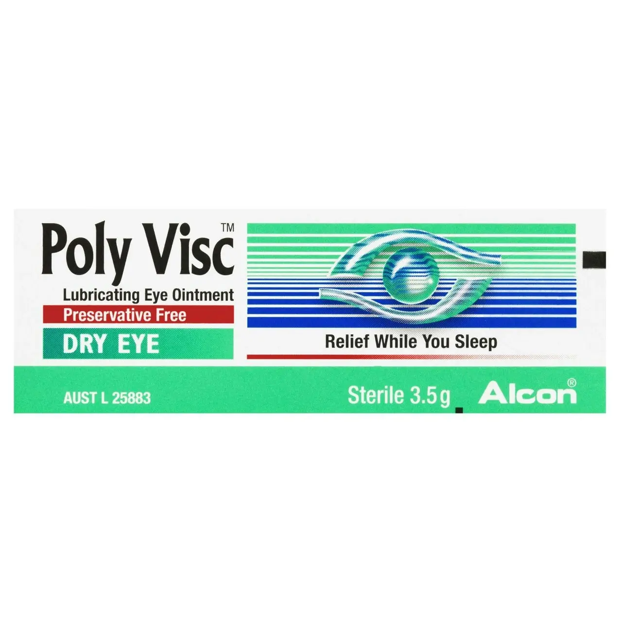 Poly Visc Lubricating Dry Eye Ointment 3.5g