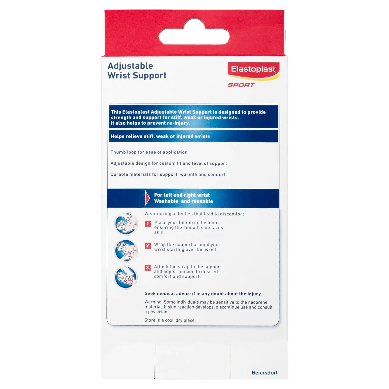 Elastoplast Protective Wrist Support