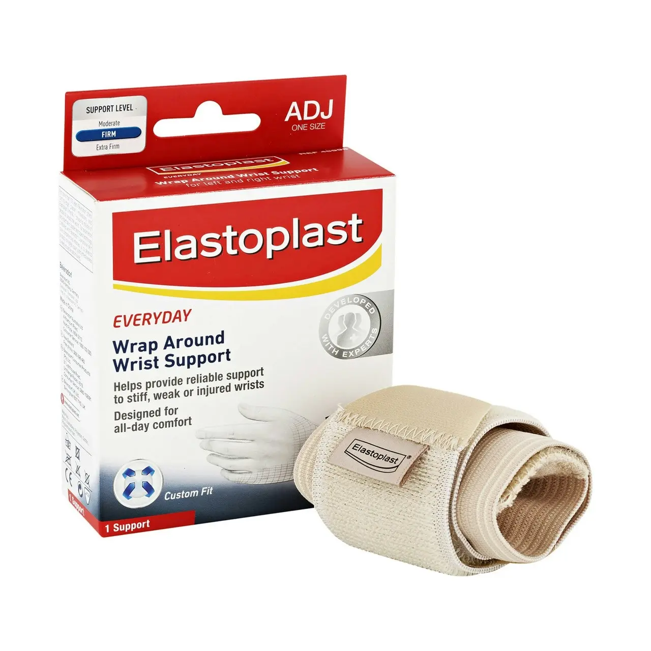 Elastoplast Sport Wrist Support Adjustable Beige 1 Ea