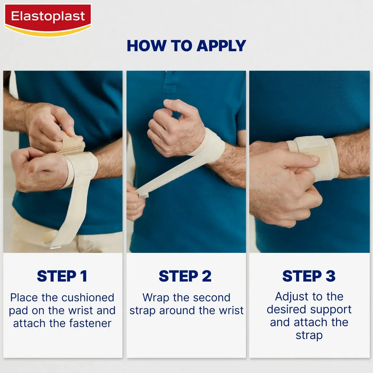 Elastoplast Sport Wrist Support Adjustable Beige 1 Ea