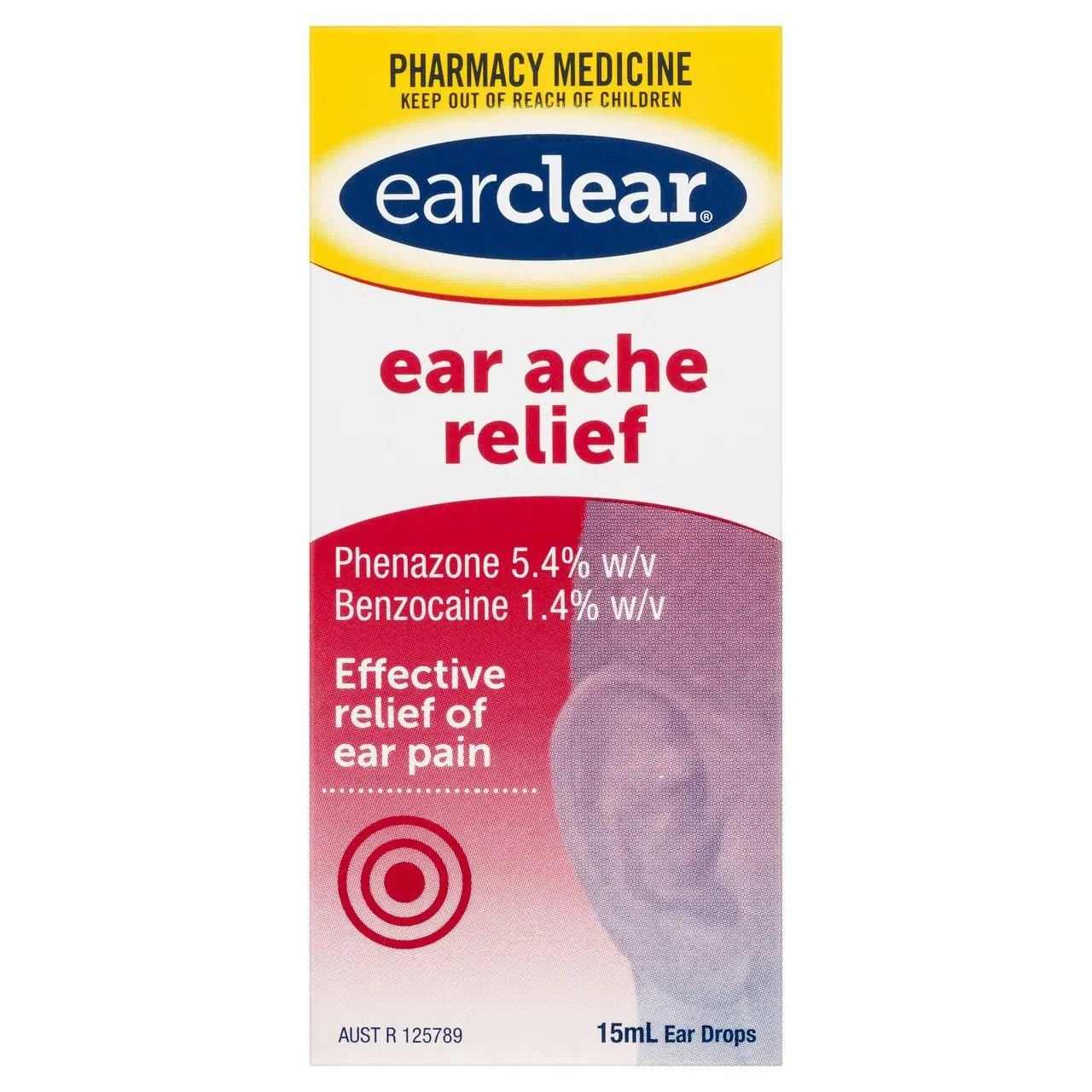 earclear ear ache relief 15mL