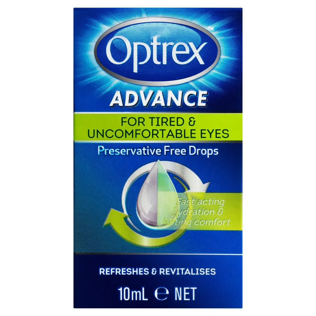 Optrex Advance Preservative Free Tired Eye Drops 10mL