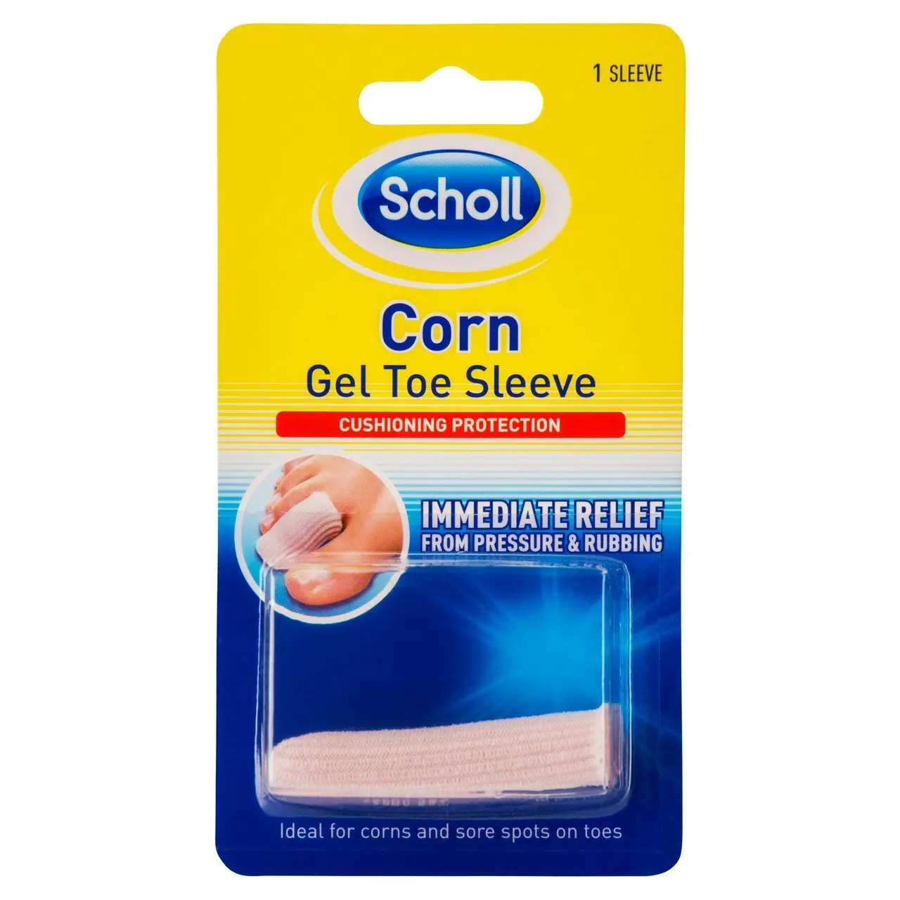 Scholl Corn Gel Toe Sleeve