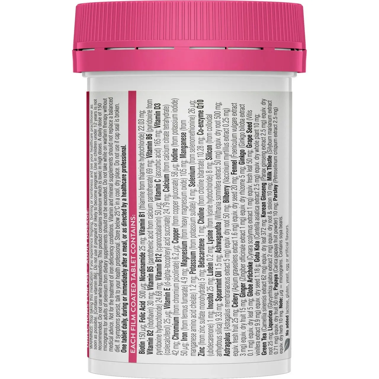 Swisse Ultivite Women's Multivitamin | Helps Fill Nutritional Gaps | 60 Tablets