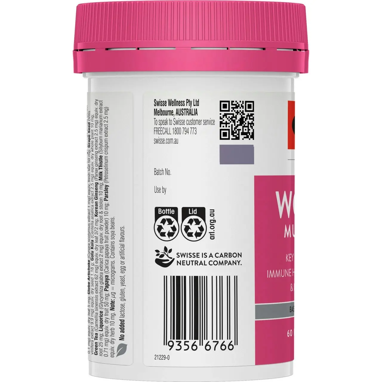 Swisse Ultivite Women's Multivitamin | Helps Fill Nutritional Gaps | 60 Tablets